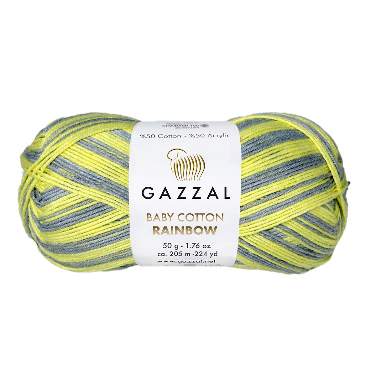 Gazzal Baby Cotton Rainbow 479 50 Gr.