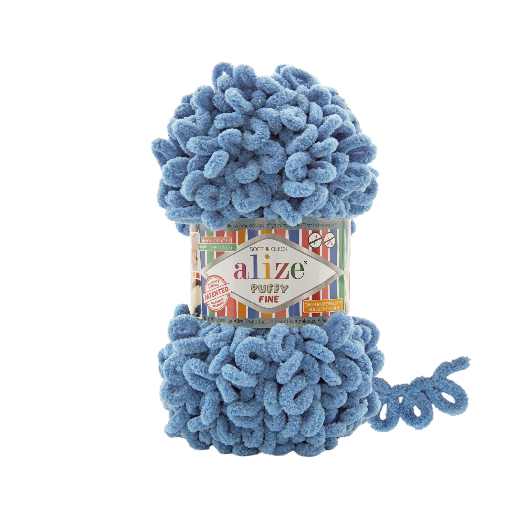 Alize Puffy Fine 374 Mavi